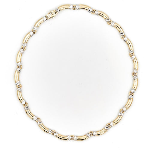 Collier Chimento - Collier en or jaune et or blanc avec diamant 58 Facettes 1573278CN