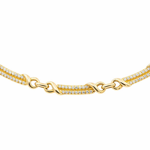 Collier Collier Or jaune Diamant 58 Facettes 1580005CN