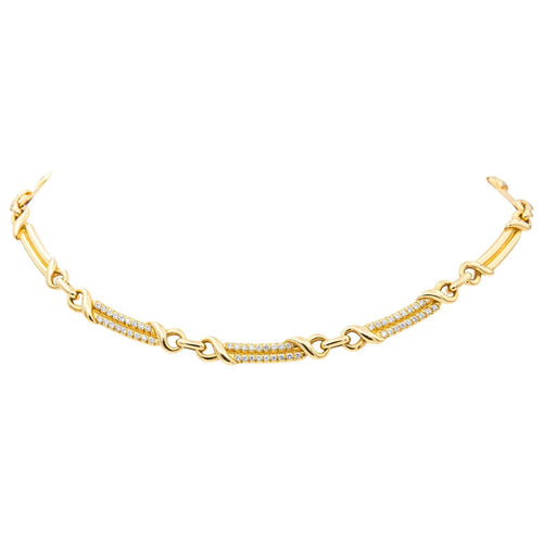 Collier Collier Or jaune Diamant 58 Facettes 1580005CN