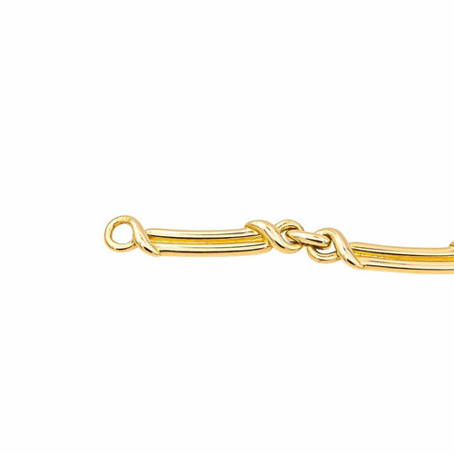 Collier Collier en or jaune 18 carats pavé de diamants 58 Facettes 1580005CN