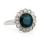 Bague 55 Bague en grappe en platine avec saphirs et diamants 58 Facettes 8E839DFE69BD4C69A5DE6153CFECA1BC