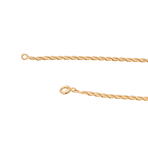 Collier Collier en or jaune 18 carats serti de diamants 58 Facettes 1588524CN