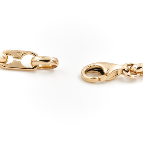 Bracelet Bracelet maille grain de café carré en or jaune 18 carats 58 Facettes 1589340CN