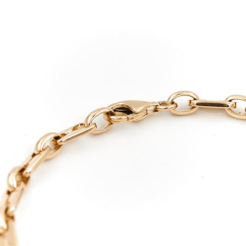 Bracelet Bracelet maille grain de café carré en or jaune 18 carats 58 Facettes 1589340CN