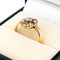 Bague 54 Bague ovale en or 14 carats et diamants taille rose 58 Facettes 9C9C6547271F41A4A36536569F58E921