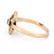 Bague 54 Bague ovale en or 14 carats et diamants taille rose 58 Facettes 9C9C6547271F41A4A36536569F58E921