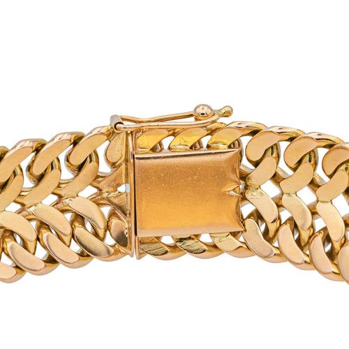 Bracelet Bracelet Maille gourmette Or rose 58 Facettes 1597942CN