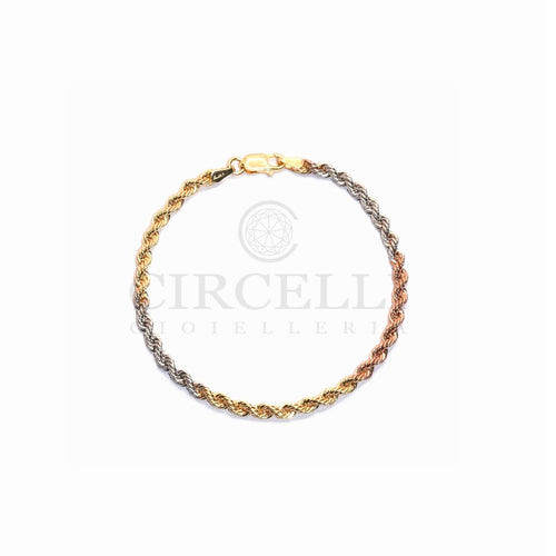 Bracelet Bracelet corde trois ors 18k 58 Facettes DG00TR01AEAFG