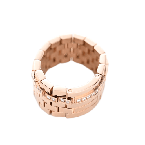 Bague 53 CHAUMET - Bague Boléro or rose et diamants 58 Facettes 87264