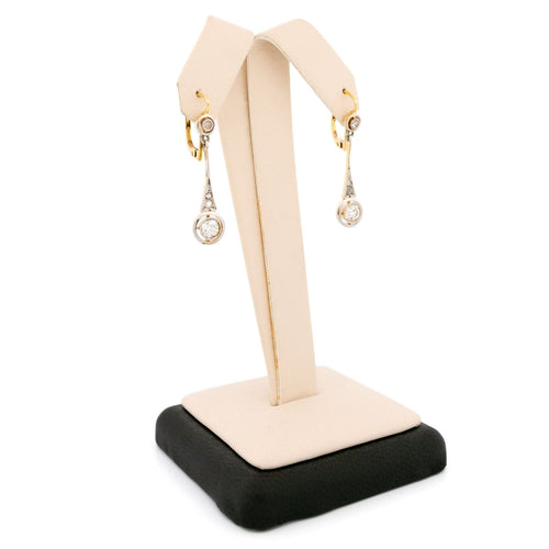 Boucles d'oreilles Boucles d'oreilles pendantes en or 18 carats et diamants 58 Facettes AB1E518706D34E52BF5F76079DEFDAAC