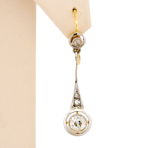 Boucles d'oreilles Boucles d'oreilles pendantes en or 18 carats et diamants 58 Facettes AB1E518706D34E52BF5F76079DEFDAAC