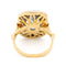 Bague 54.5 Bague entourage en or 18 carats avec aigue-marine et diamants 58 Facettes 3A835F118F3E4E7EA32FBF94D769BE53
