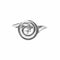 Bague 53 Bliss - Bague solitaire en or blanc 18 ct avec diamant 0,05 ct 58 Facettes 16113