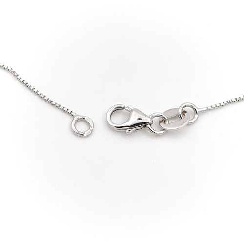Collier Collier maille vénitienne en or blanc 18 carats 58 Facettes 1613491CN