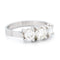 Bague 53 Bague trilogie en or 18 carats avec diamants taille ancienne 58 Facettes 0472804AB5EE4A159037190DC21CD41A