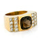 Bague 55 Bague réservoir saphir Verneuil et diamants en or 18 carats 58 Facettes 58B88AD027CB4882B4B2FEAB64BEE8BC