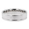 Bague 49 Bague Demi alliance Or blanc Diamant 58 Facettes 1623027CN