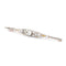 Broche Broche barre Art déco en platine, or jaune 14 carats et diamants 58 Facettes 76121C0F153B437E9E9194CC8655704C