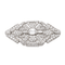 Broche Broche Art Déco Or blanc, Platine Diamant 58 Facettes 1629029CN