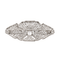 Broche Broche Art déco en or blanc et platine avec diamants 58 Facettes 1629029CN