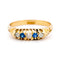 Bague 54 Bague rangée de diamants et saphirs en or 18 carats 58 Facettes C826BF7204404654B34E96292418CE6D