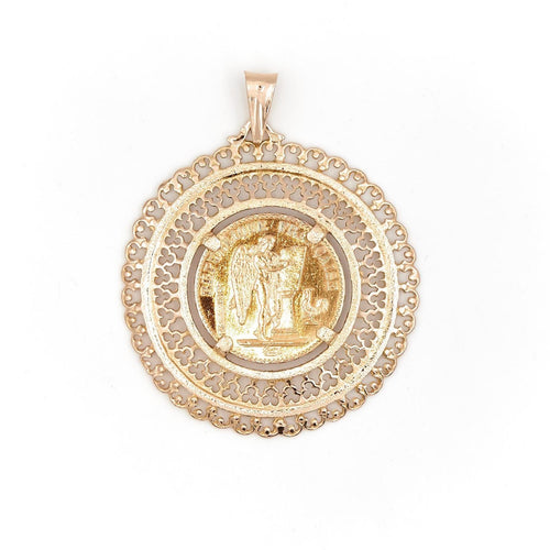 Pendentif Pendentif pièce 20 francs en or jaune 58 Facettes 1637028CN