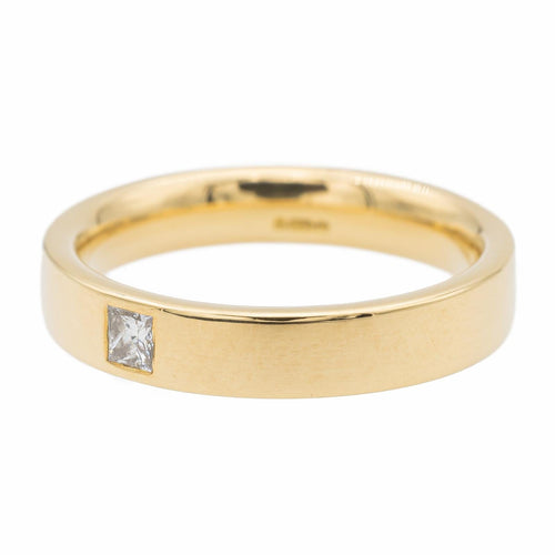 Bague 54 Bague Alliance Or jaune Diamant 58 Facettes 1637055CN