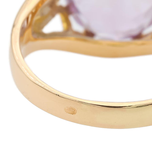 Bague 57 Bague Cocktail Or jaune Améthyste 58 Facettes 1637061CN