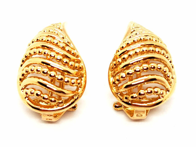 Boucles d'oreilles Boucles d'oreilles Clips Or jaune 58 Facettes 1639555CN