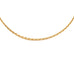 Collier Collier maille forçat en or jaune 18 carats 58 Facettes 1641200CN