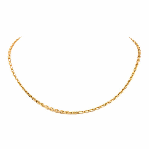 Collier Collier Maille forçat Or jaune 58 Facettes 1641200CN