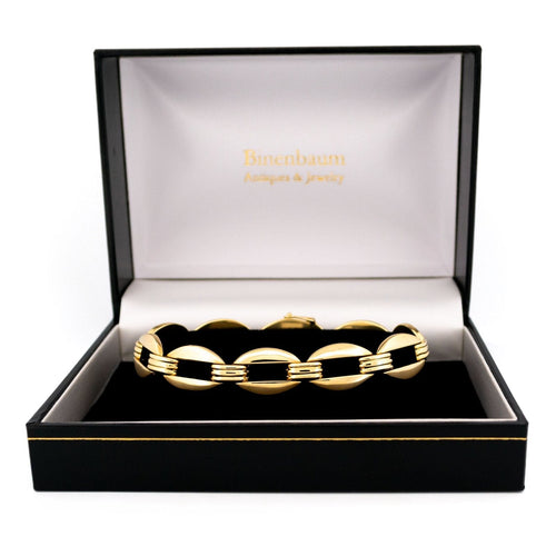 Bracelet Bracelet en or 14 carats rétro 58 Facettes 096F45D64F7B4616BFA8164443E7E9FB