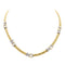 Collier Collier Maille gourmette Or jaune, Or blanc Diamant 58 Facettes 1641586CN