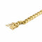 Collier Collier maille gourmette en or jaune et blanc 18 carats et diamants 58 Facettes 1641586CN