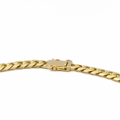 Collier Collier Maille gourmette Or jaune, Or blanc Diamant 58 Facettes 1641586CN