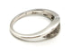 Bague 52 Bague en or blanc 18 carats pavée de diamants 58 Facettes 1641622CN