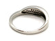 Bague 52 Bague en or blanc 18 carats pavée de diamants 58 Facettes 1641622CN