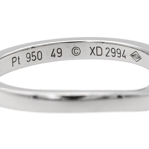 Bague 49 Cartier Bague Alliance Ballerine Platine Diamant 58 Facettes 1644038CN