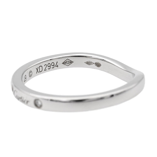 Bague 49 Cartier Bague Alliance Ballerine Platine Diamant 58 Facettes 1644038CN