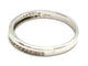 Bague 54 Bague demi-alliance en or blanc 18 carats et diamants 58 Facettes 1650248CN