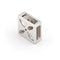 Pendentif Pendentif carré en or blanc 18 carats et diamants 58 Facettes 1650249CN