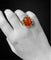 Bague Cornucopia - Bague en or jaune 18 ct et cornaline cabochon 58 Facettes