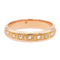 Bague 55 Bague Demi alliance Or rose Diamant 58 Facettes 1653928CN
