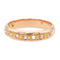 Bague 55 Bague Demi alliance Or rose Diamant 58 Facettes 1653928CN