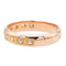 Bague 55 Bague Demi alliance Or rose Diamant 58 Facettes 1653928CN