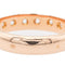 Bague 55 Bague demi-alliance en or rose 18 carats et diamants 58 Facettes 1653928CN