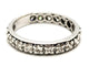 Bague 59 Bague Alliance Or blanc Diamant 58 Facettes 1653945CN