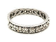 Bague 59 Bague Alliance Or blanc Diamant 58 Facettes 1653945CN