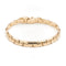 Bracelet Bracelet maille haricot en or jaune 18 carats 58 Facettes 1655173CN