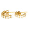 Boucles d'oreilles Boucles d'oreilles créoles en or jaune 18 carats et diamants 58 Facettes E4E86611FC5241C388E2BC3F779A76D0